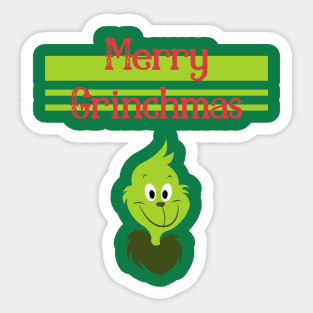 Merry Grinchmas Sticker